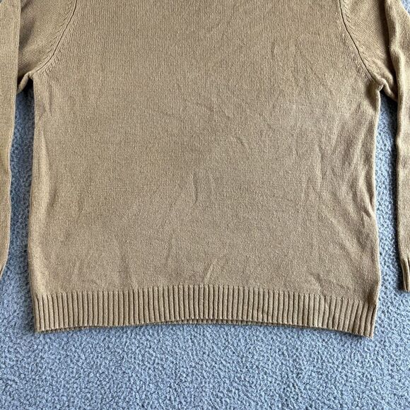 NEW Vintage Eddie Bauer Sweater Mens Extra Large‎ Beige Lambs Wool Smart Fabric - Picture 5 of 15